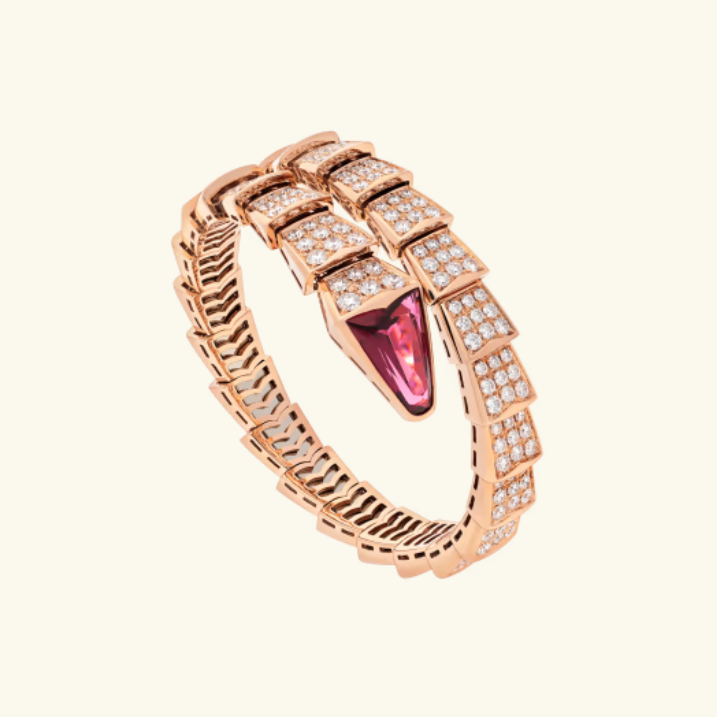 BRACELET SERPENT ÉCLAT ARGENT