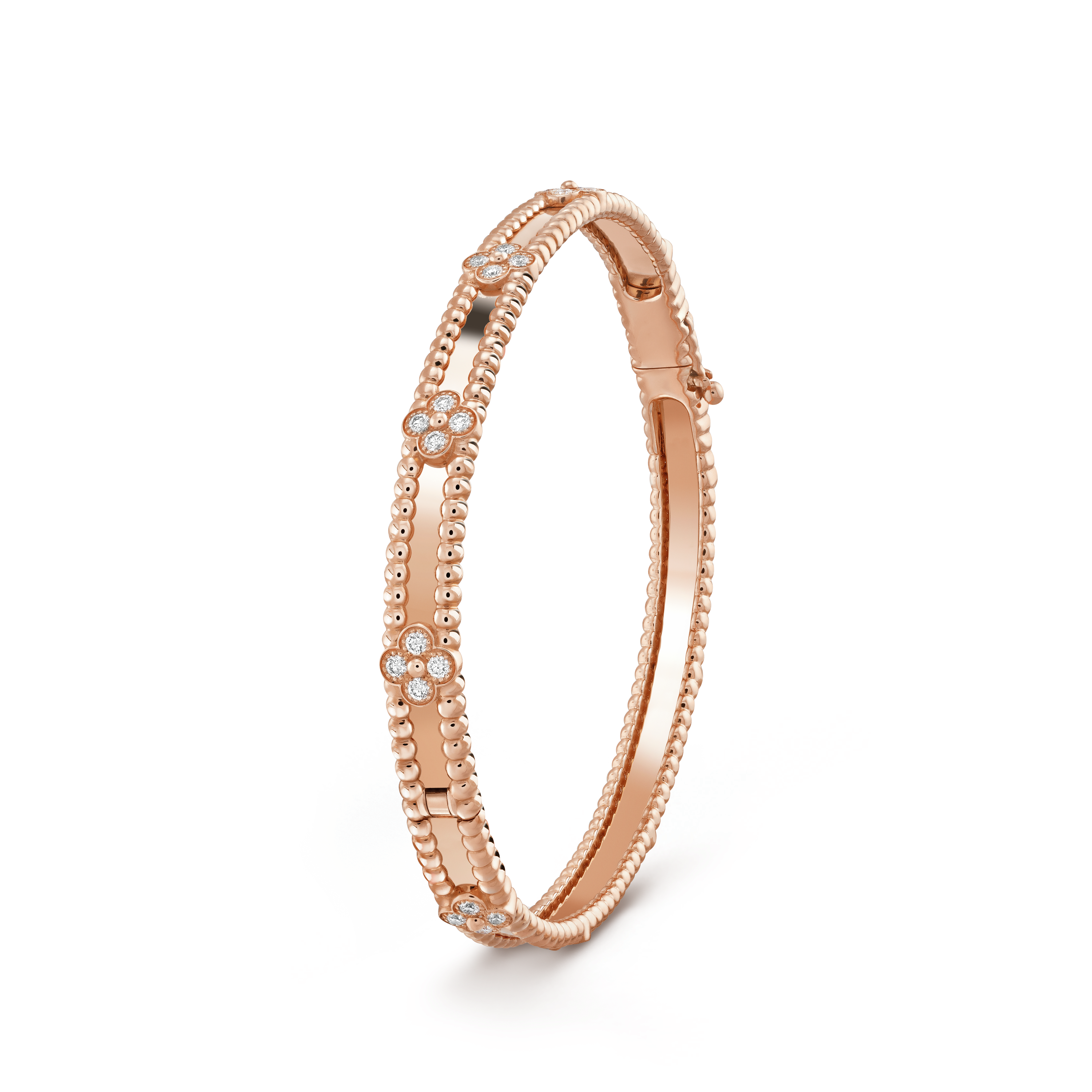 CLOVER BRACELET 4MM DIAMONDS