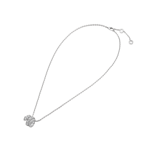 SERPENTI  NECKLACE DOUBLE RING DIAMOND