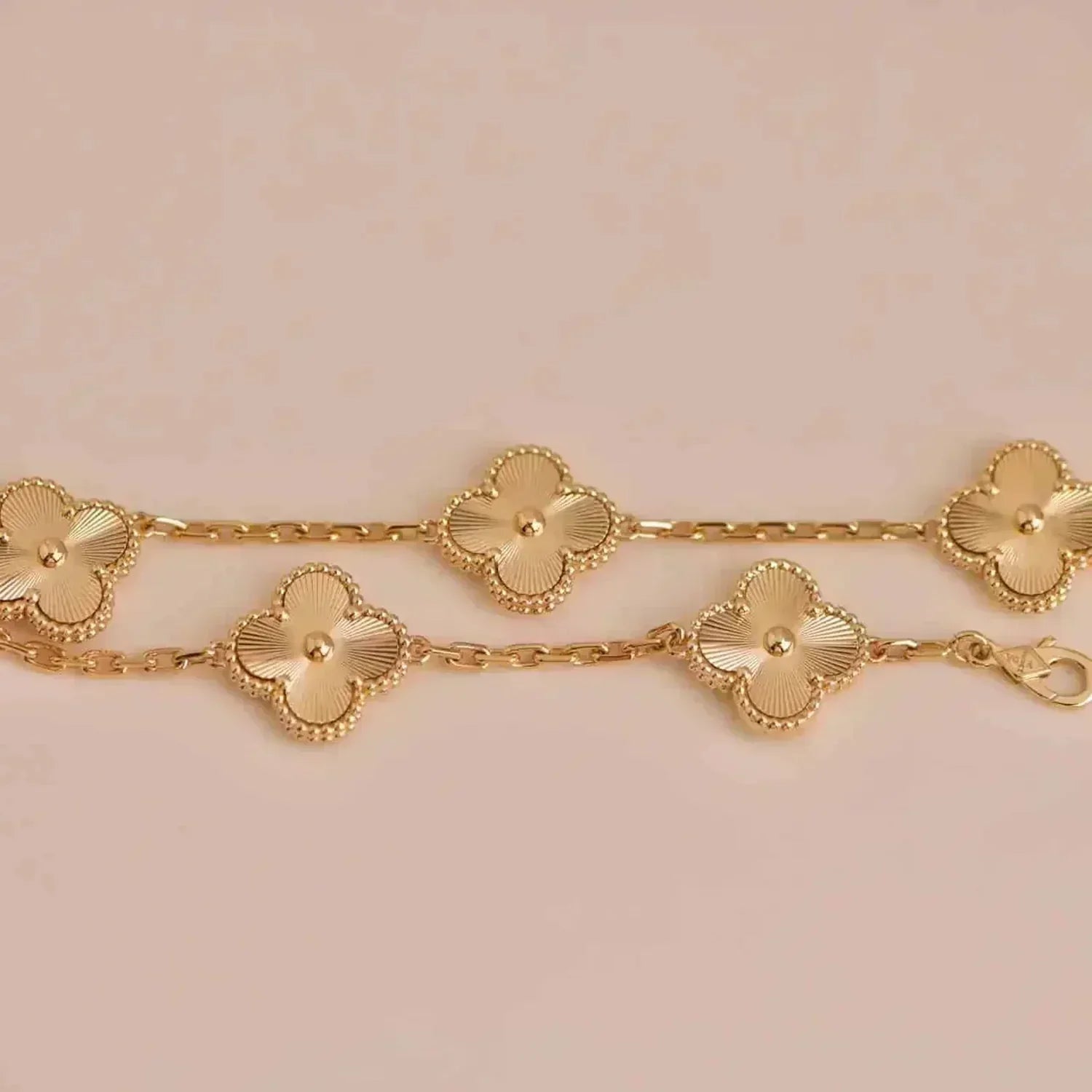 CLOVER 5 FLOWERS LASER BRACELET